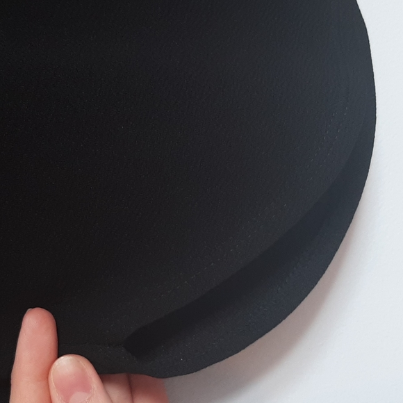 Black Flare Sleeve Top - Picture 3 of 6